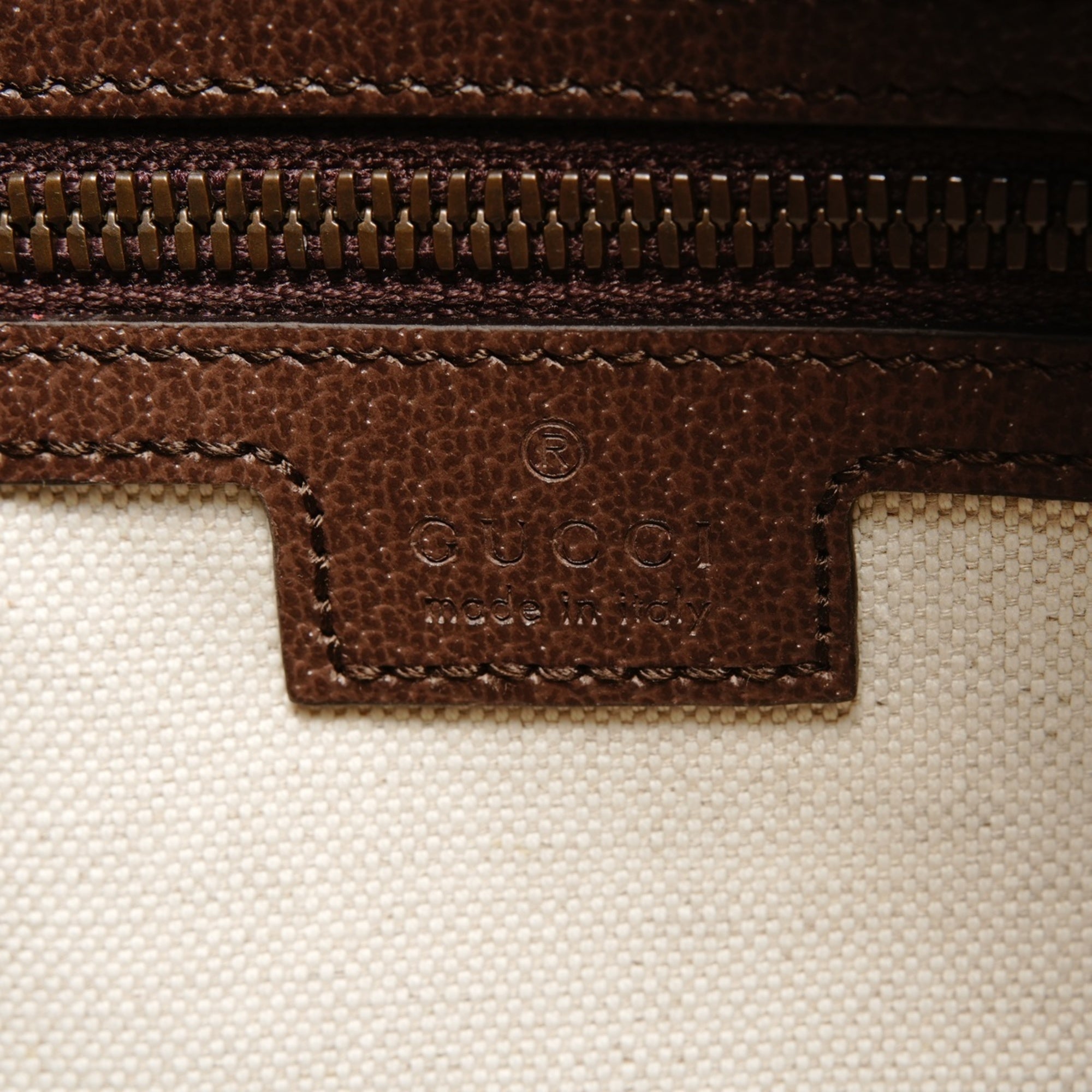 Gucci Brown Boston Bag Handbag (Pre-Owned)