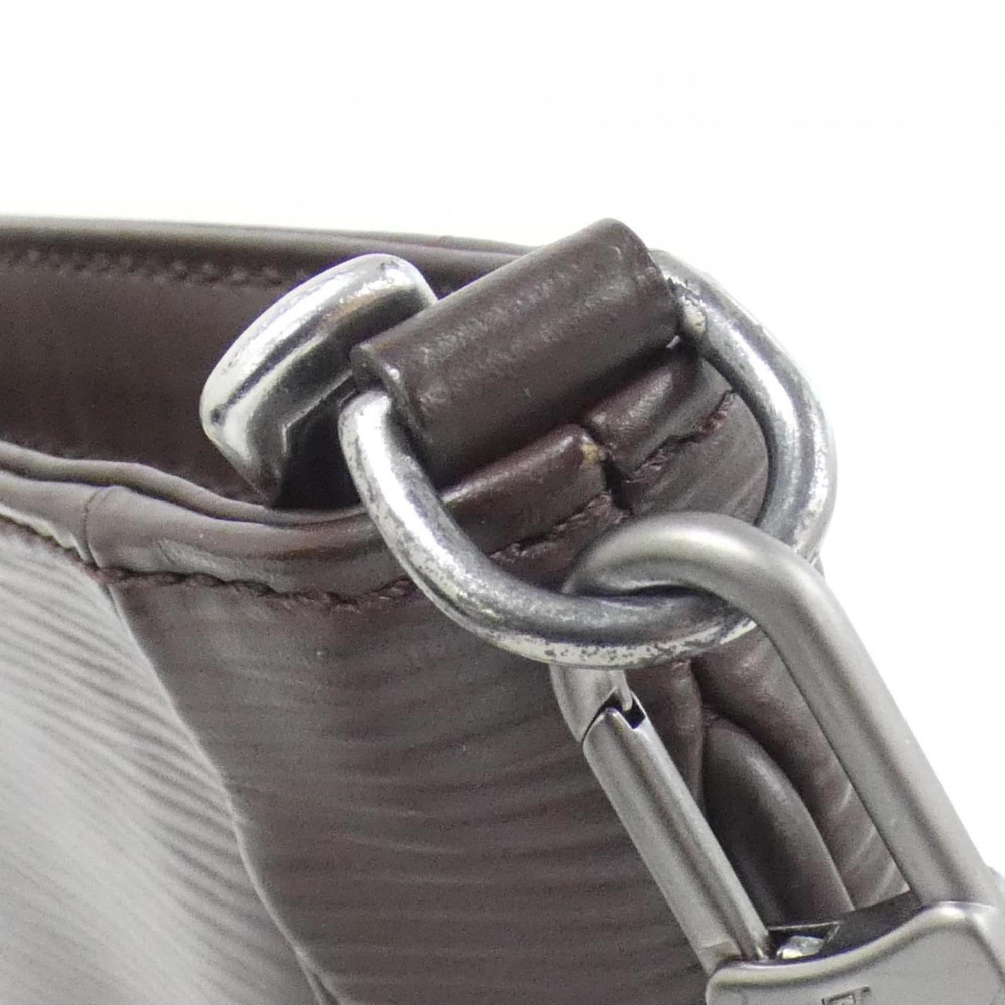 Louis Vuitton Mocha Leather Shoulder Bag