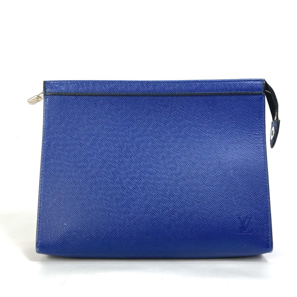 Louis Vuitton Taiga Blue Taiga Leather Pouch
