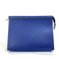 Louis Vuitton Taiga Blue Taiga Leather Pouch