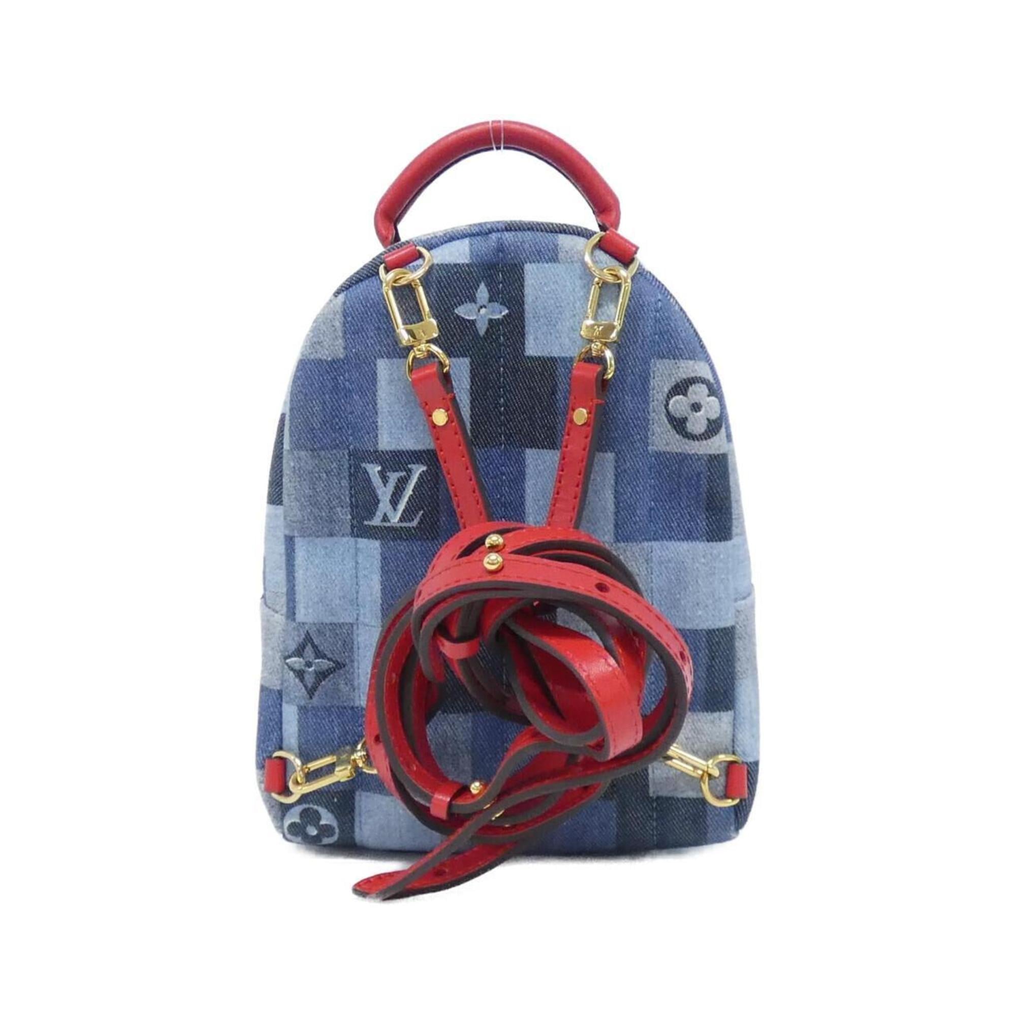 Louis Vuitton Rouge Denim Backpack