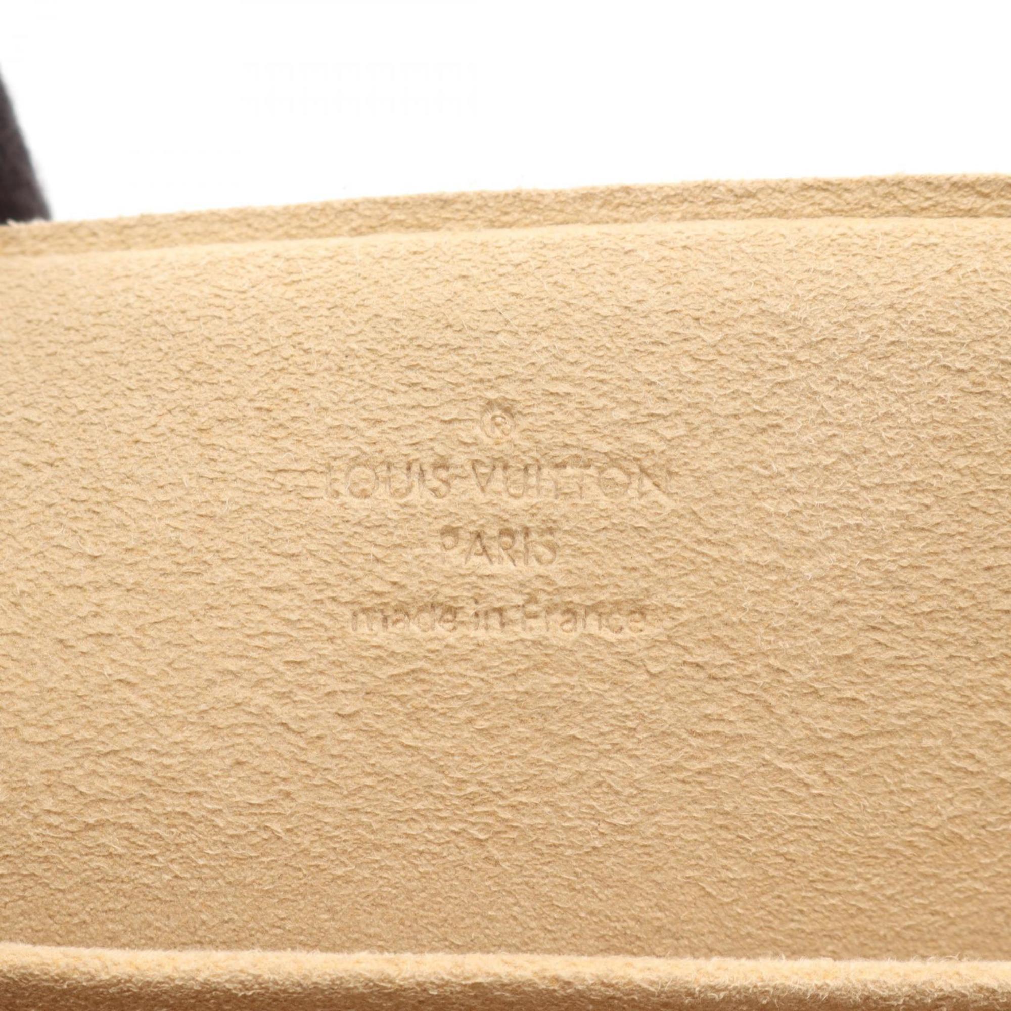 Louis Vuitton Brown Pvc Leather Shoulder Bag