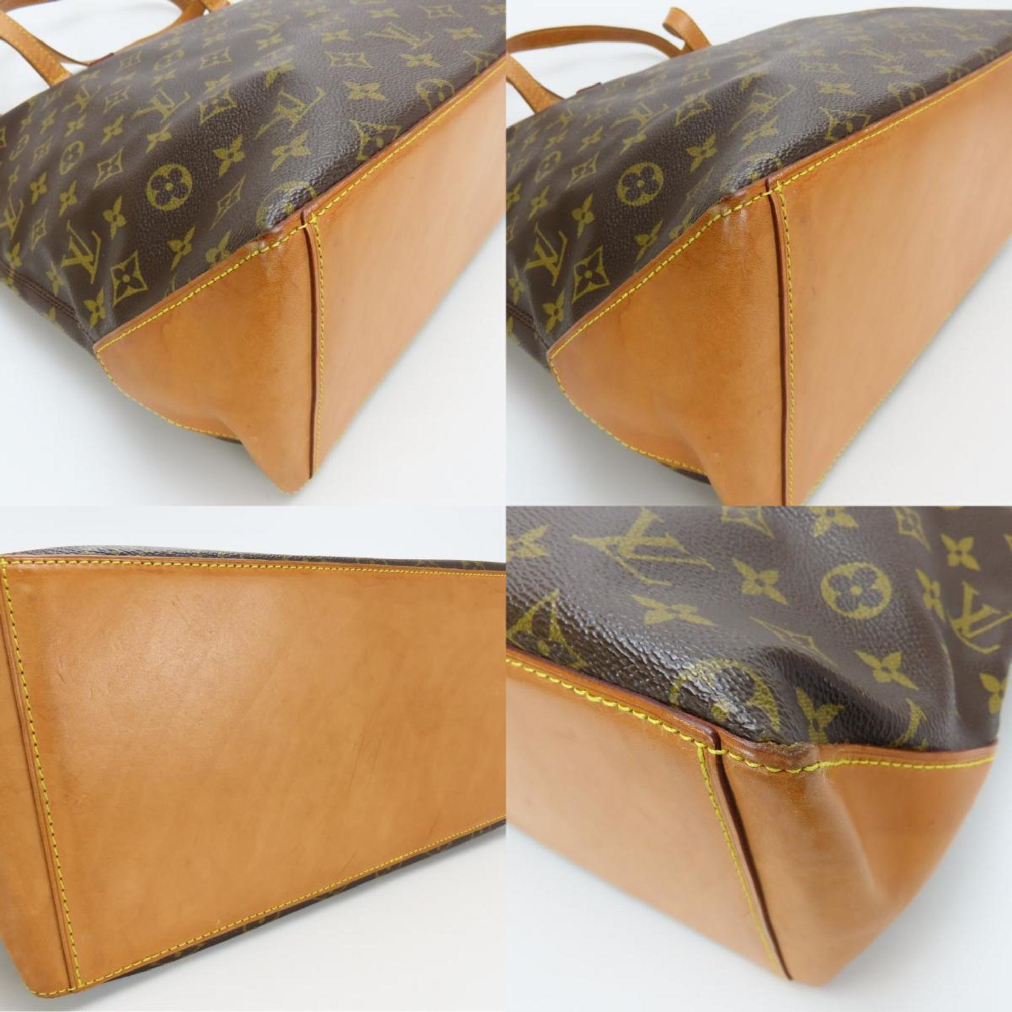 Louis Vuitton Brown Monogram Leather Tote Bag