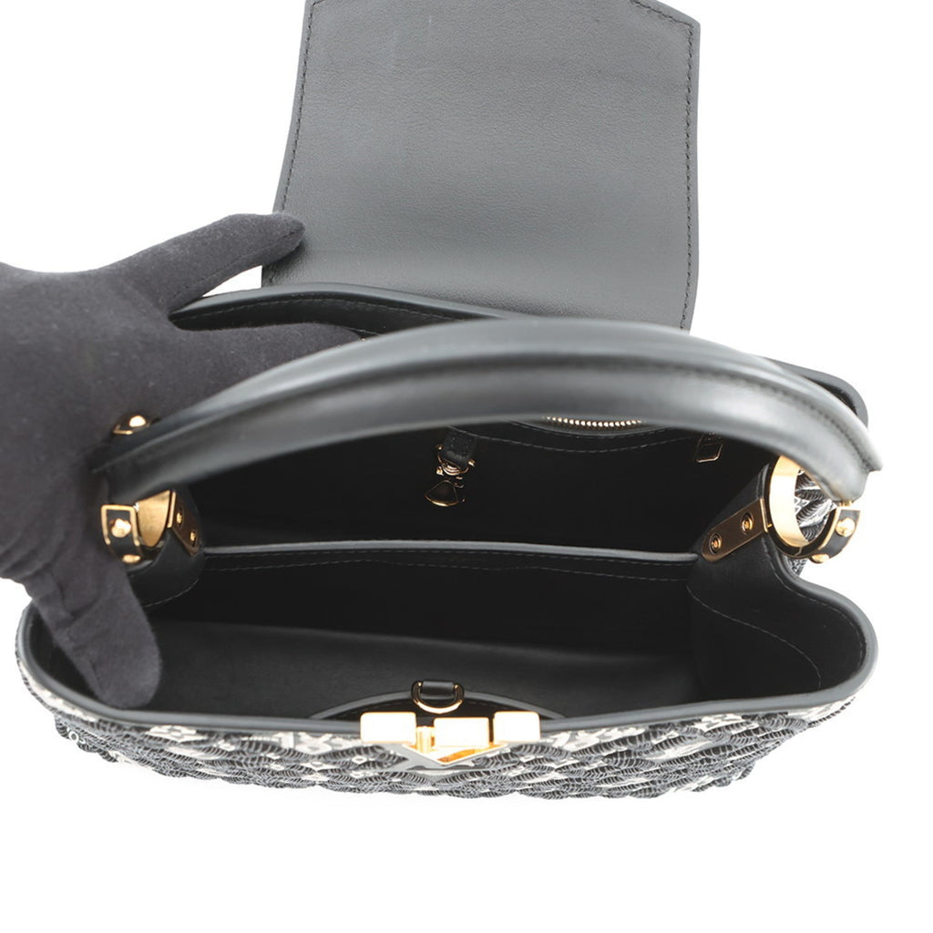 Louis Vuitton Black Noir Leather Handbag