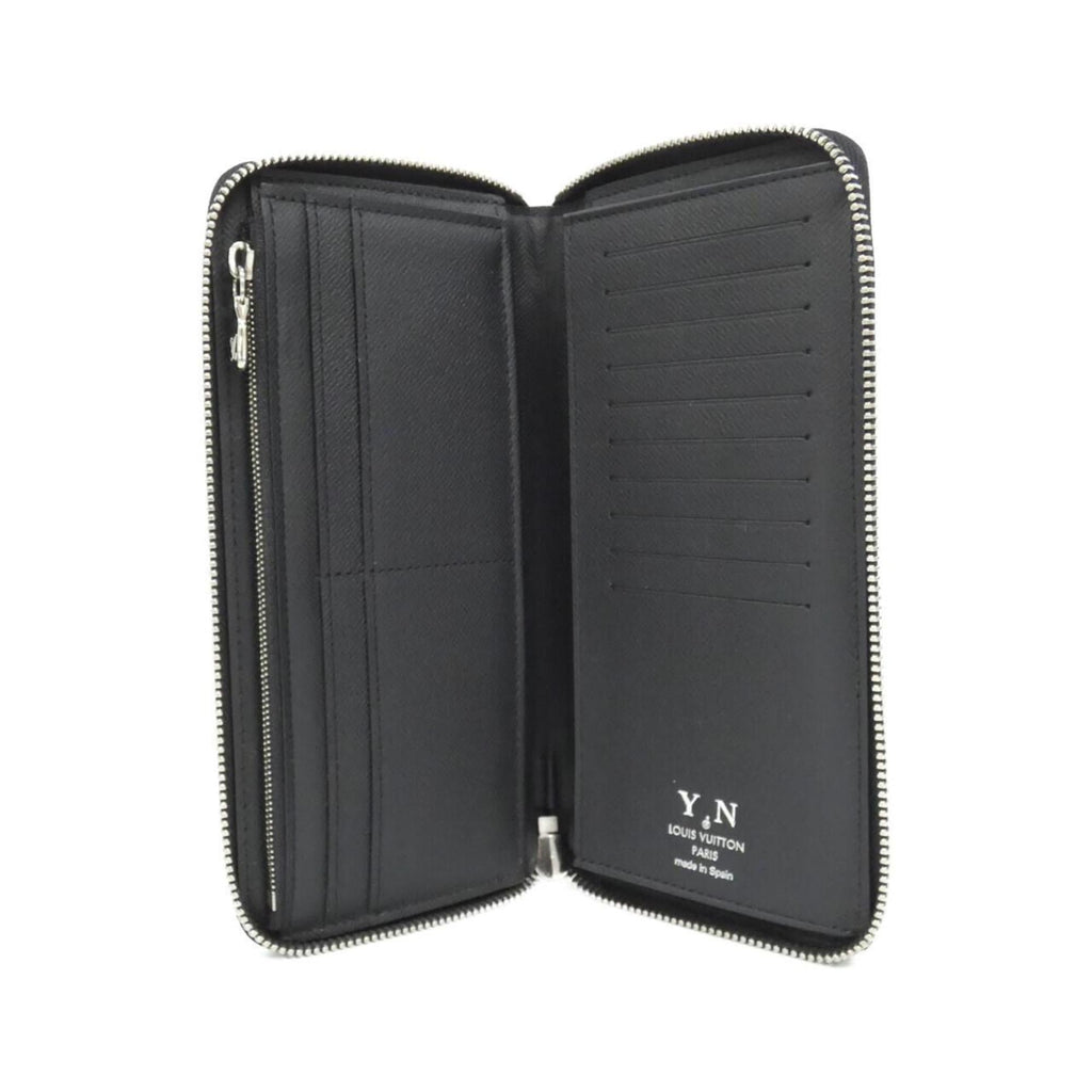 Louis Vuitton Dark Gray Graphite Coated Canvas Long Wallet