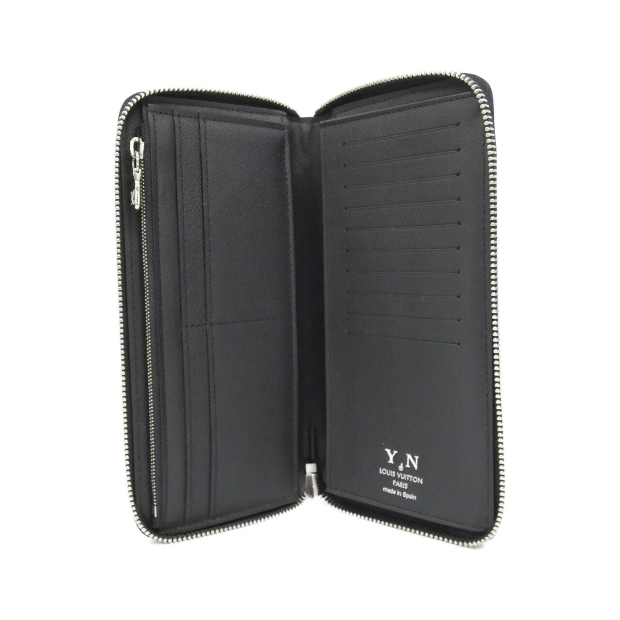 Louis Vuitton Dark Gray Graphite Coated Canvas Long Wallet