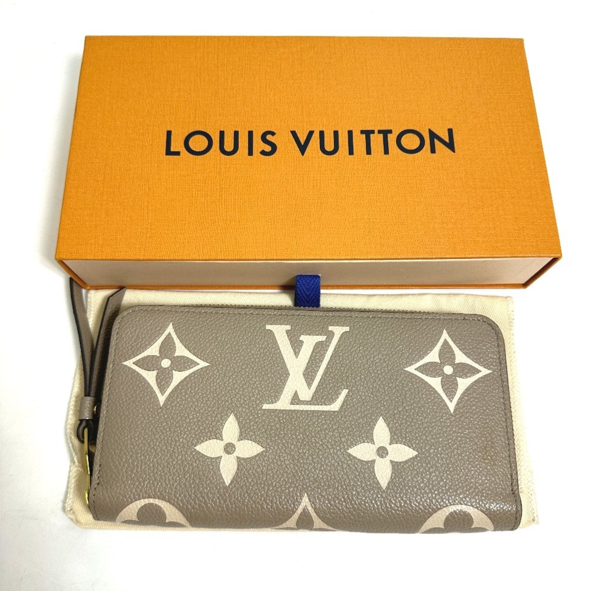 Louis Vuitton Monogram Empreinte Beige Tourterelle Monogram Empreinte Long Wallet