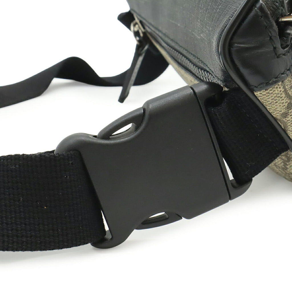Gucci Beige Black Gg Supreme Sling Bag (Pre-Owned)