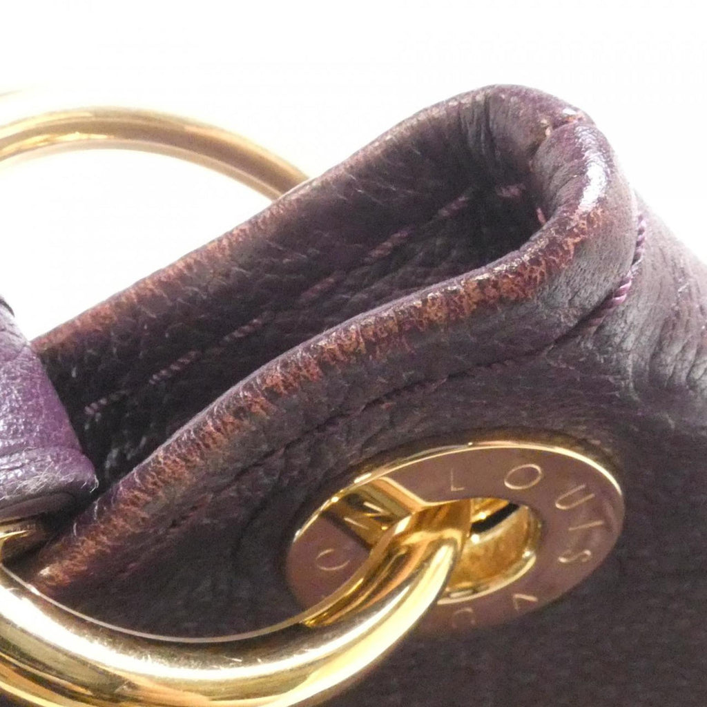 Louis Vuitton Leopard Purple Leather Shoulder Bag
