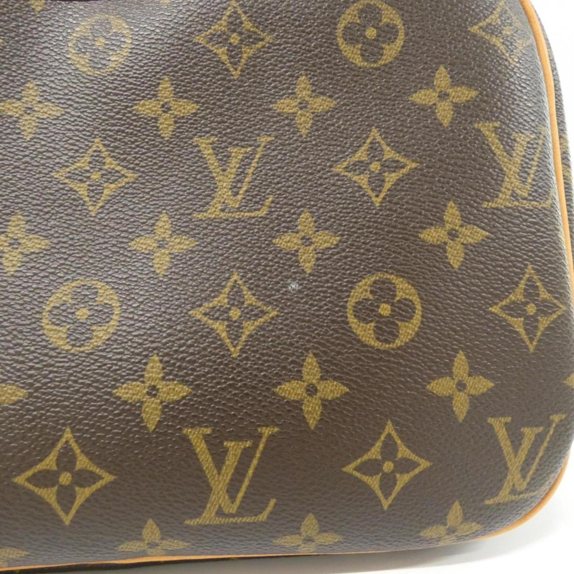 Louis Vuitton Marron Coated Canvas Handbag