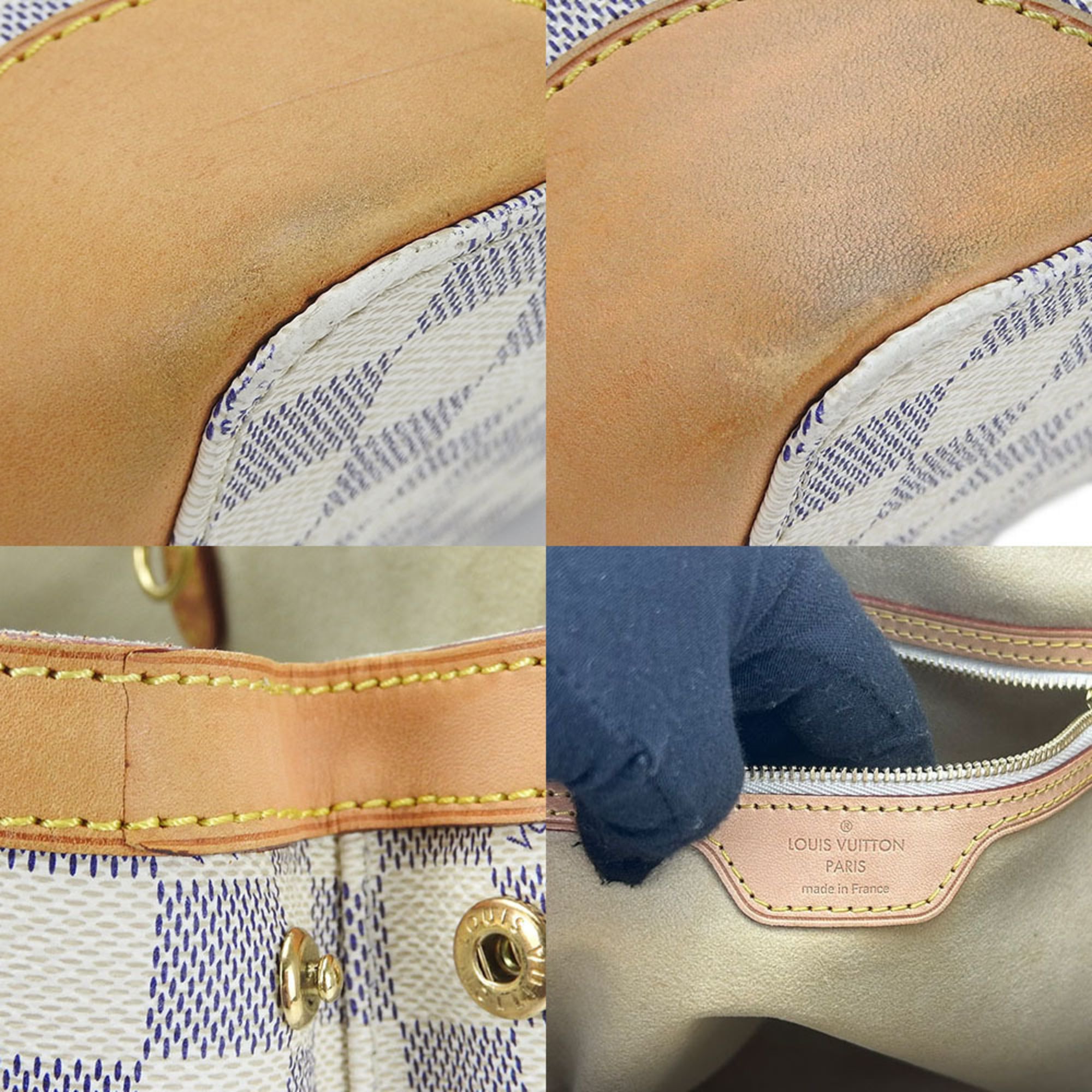 Louis Vuitton Damier Azur Damier Azur Damier Azur Tote Bag