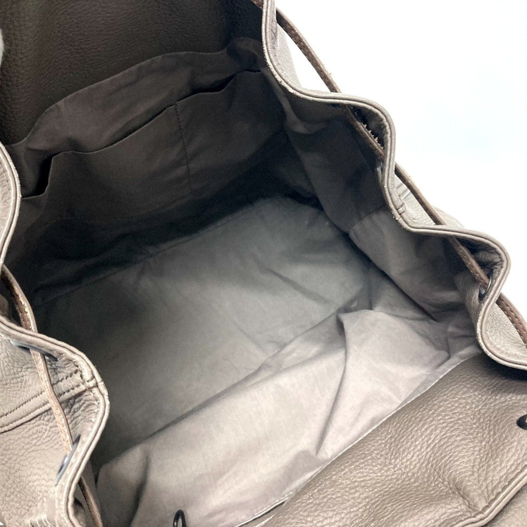 Bottega Veneta Intrecciato Brown Leather Backpack