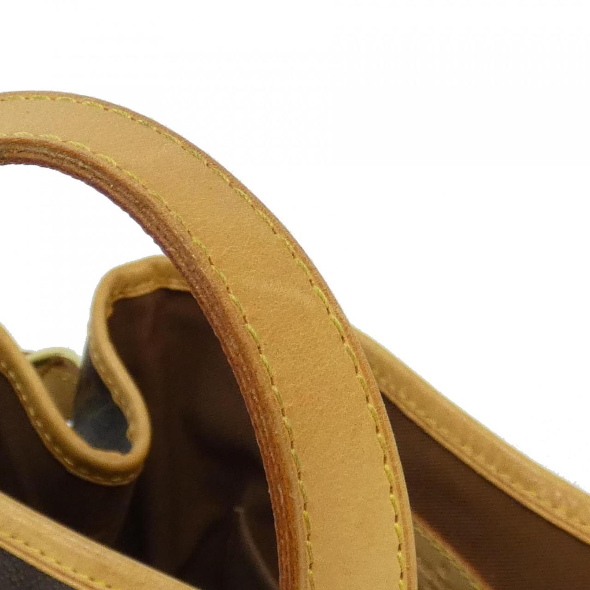 Louis Vuitton Brown Coated Canvas Handbag