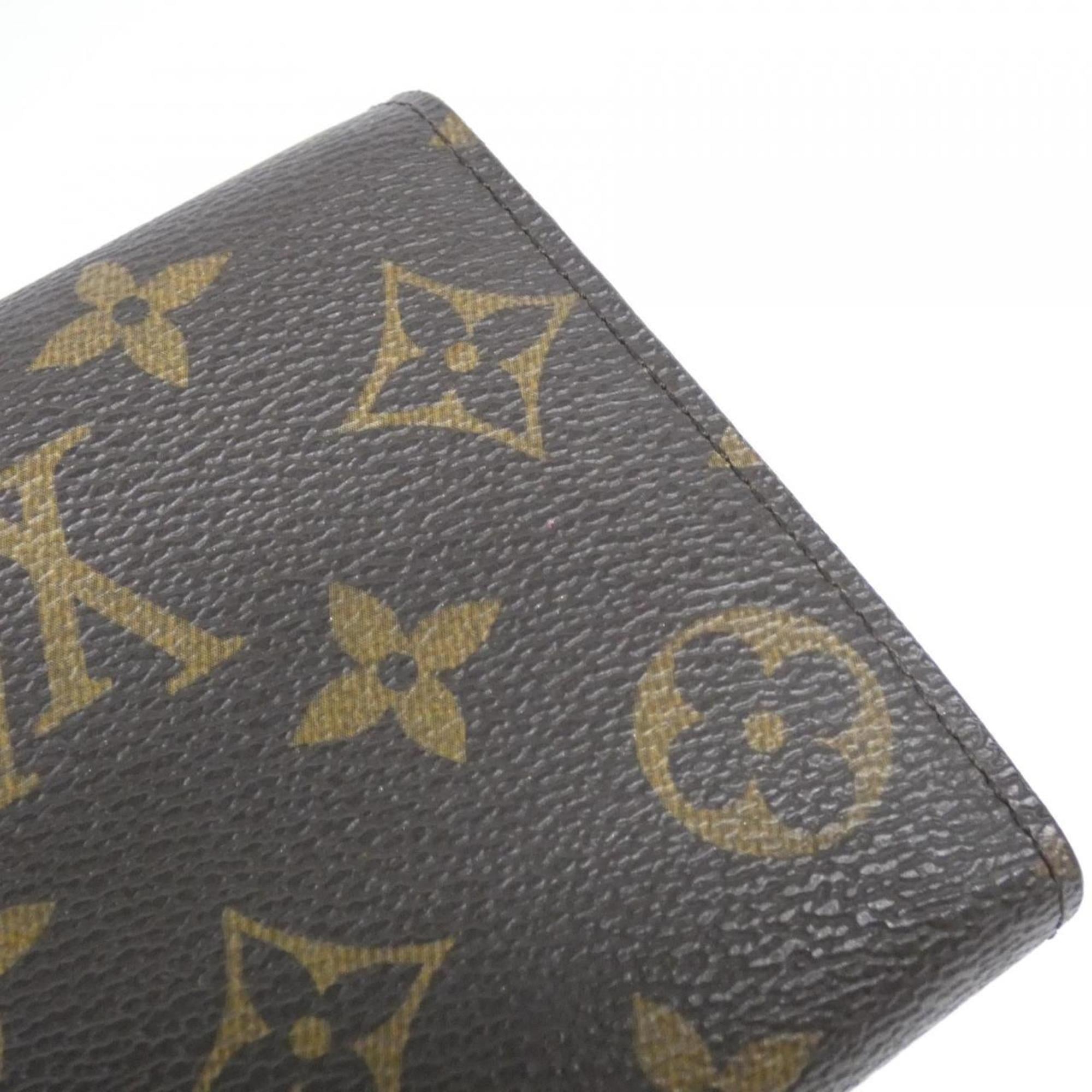 Louis Vuitton Brown Coated Canvas Long Wallet