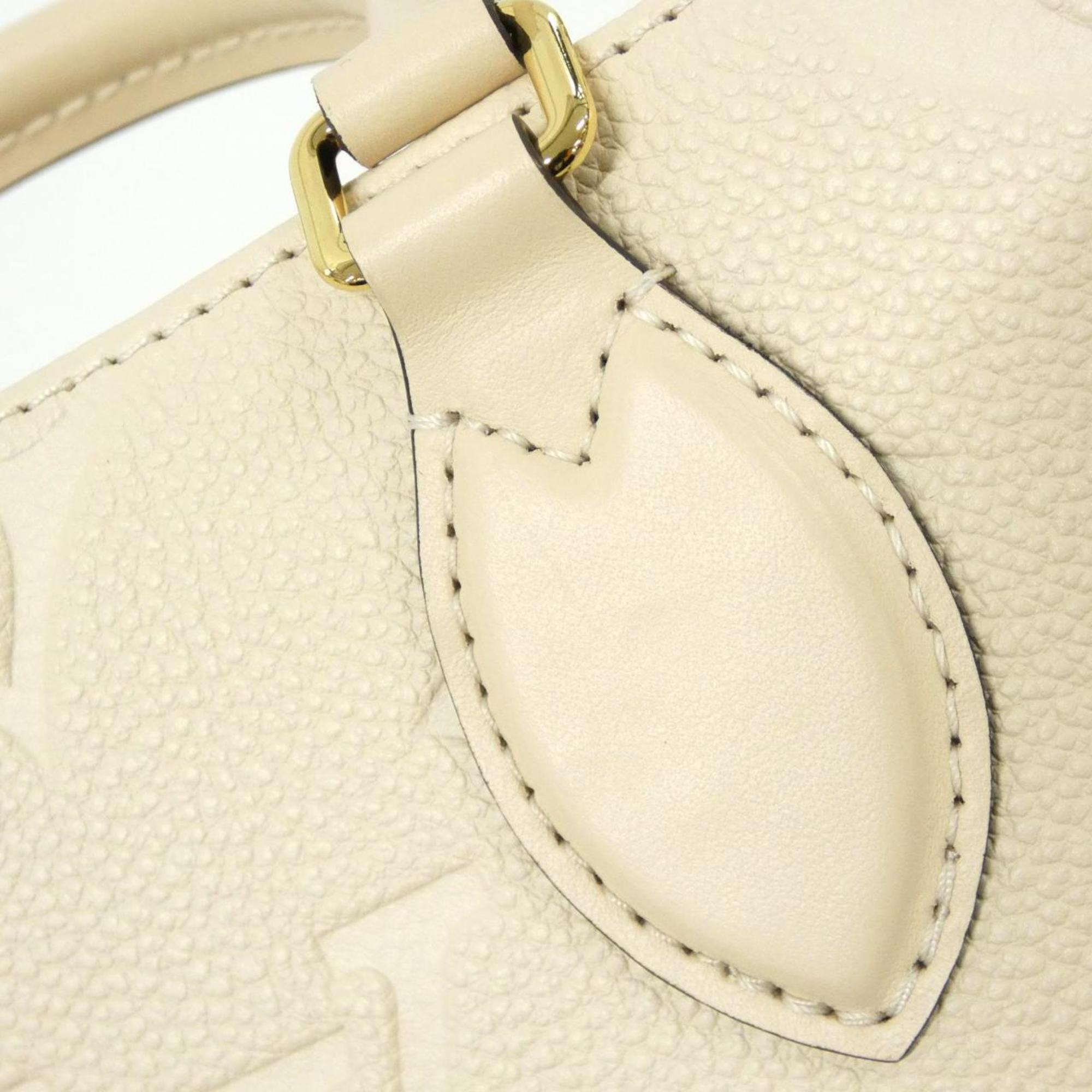 Louis Vuitton Cream Leather Handbag