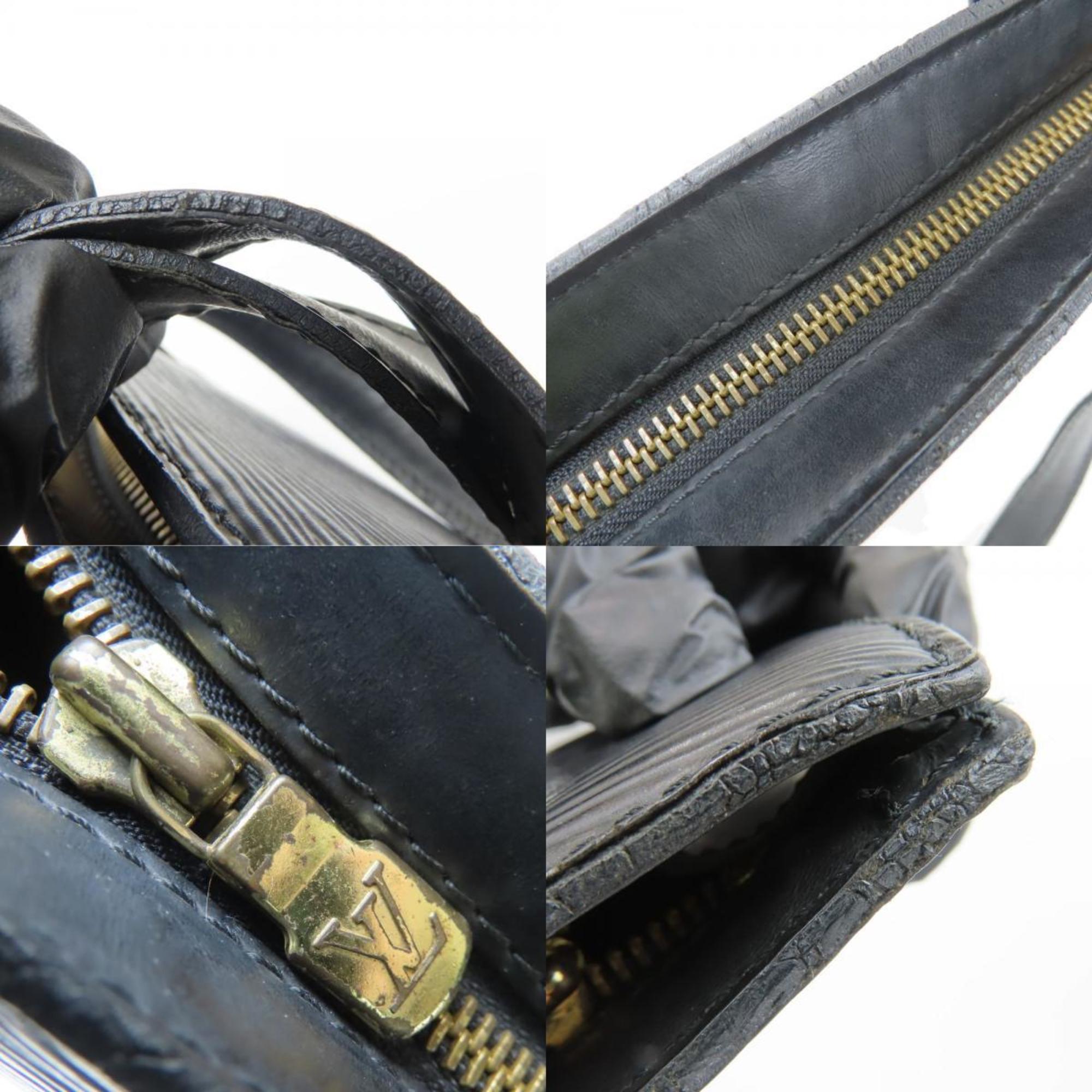 Louis Vuitton Black Noir Epi Leather Tote Bag