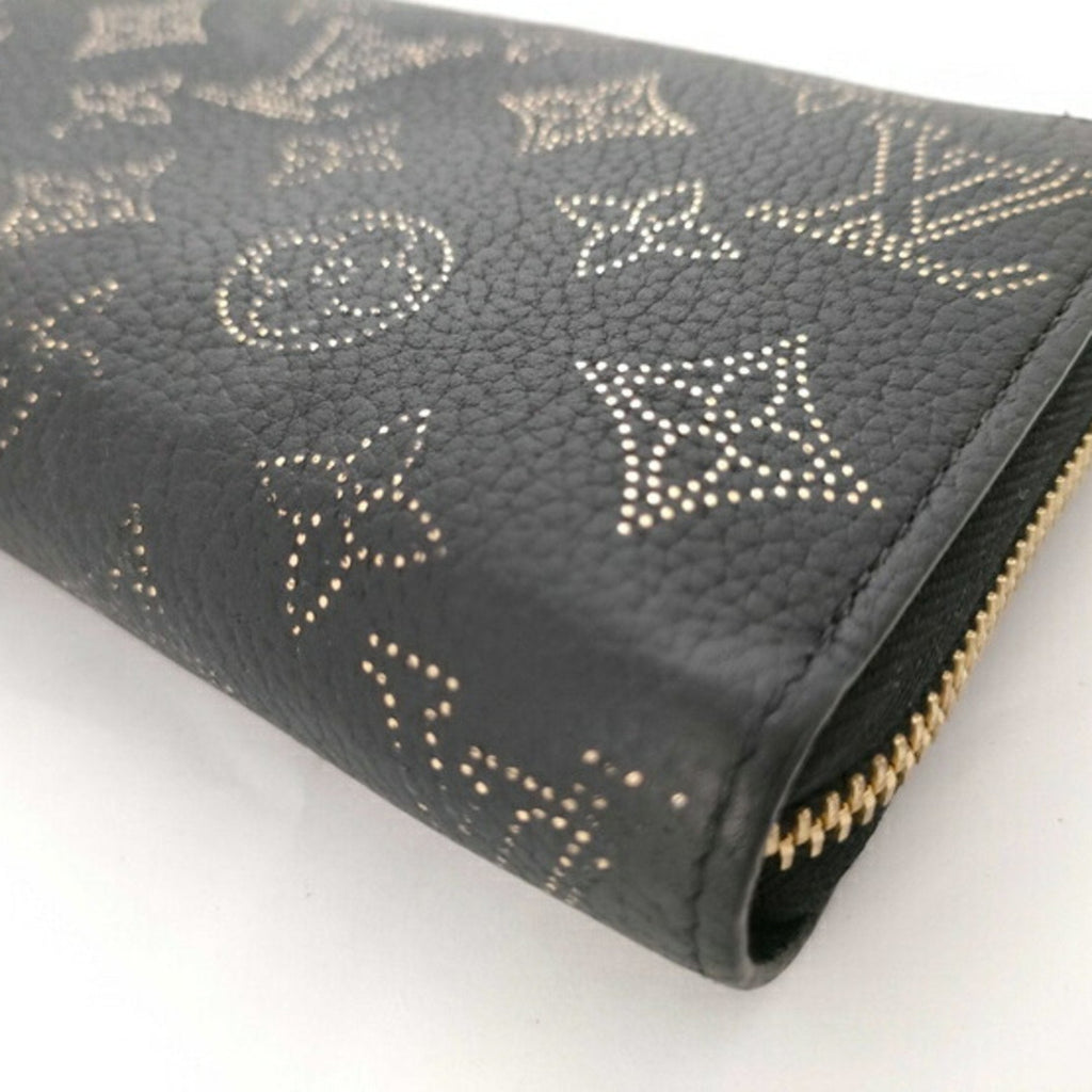 Louis Vuitton Black Leather Long Wallet