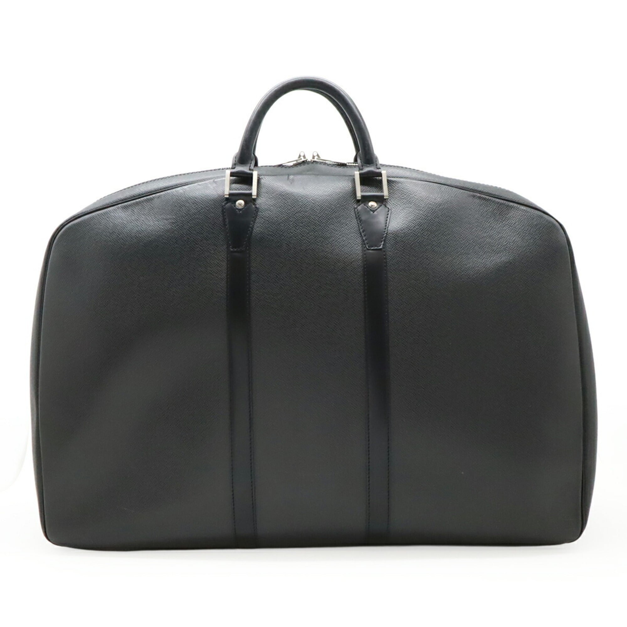 Louis Vuitton Ardoise Black Taiga Leather Boston Bag
