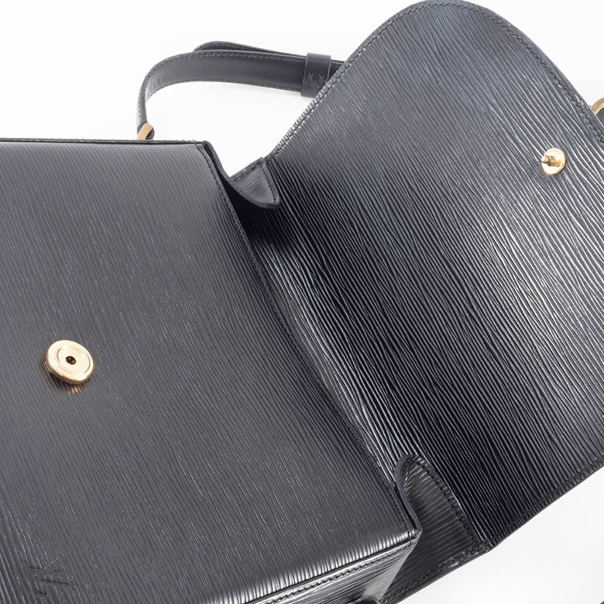 Louis Vuitton Black Epi Leather Shoulder Bag