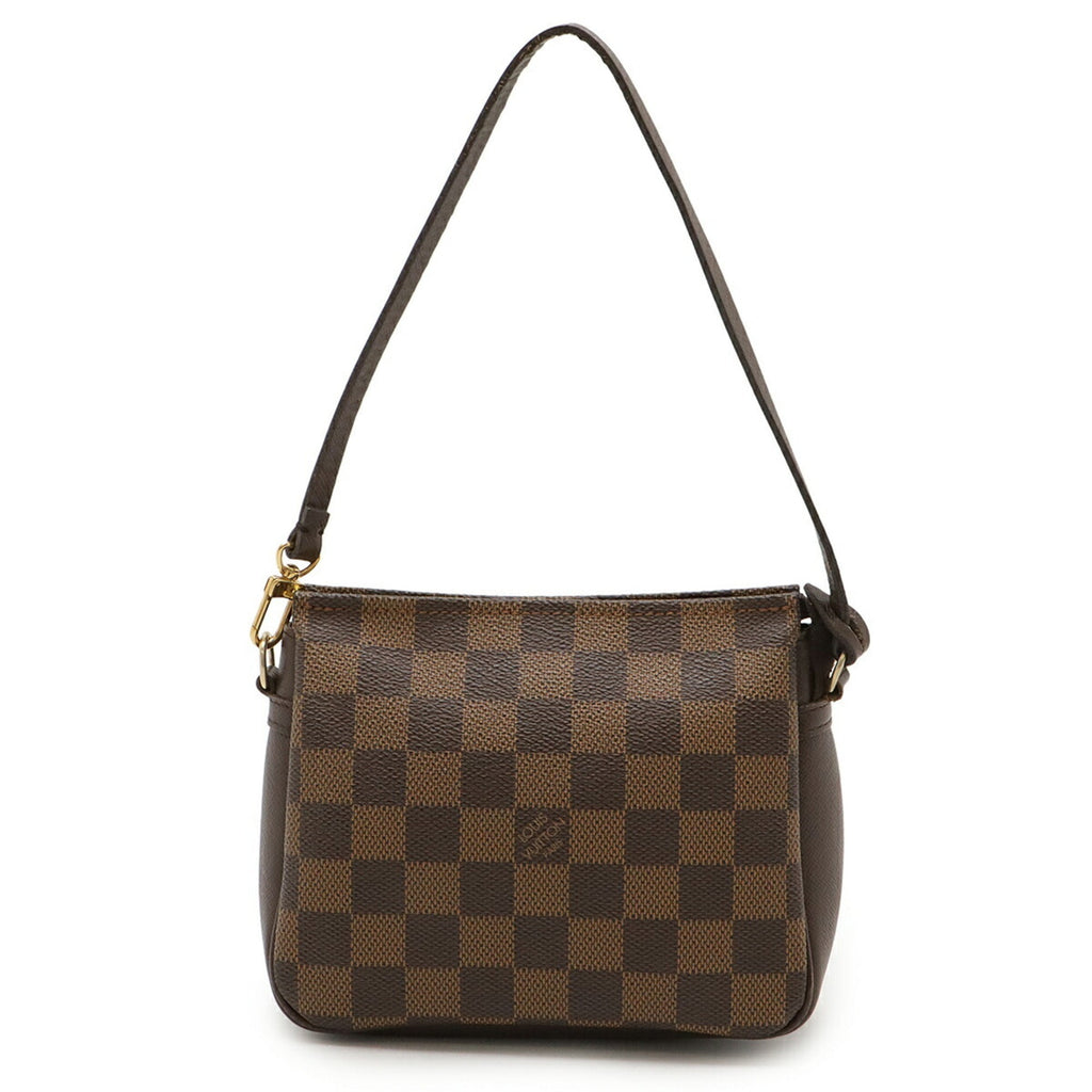 Louis Vuitton Brown Damier Canvas Pvc Handbag Pouch