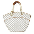 Louis Vuitton White Damier Azur Shoulder Bag Tote Bag