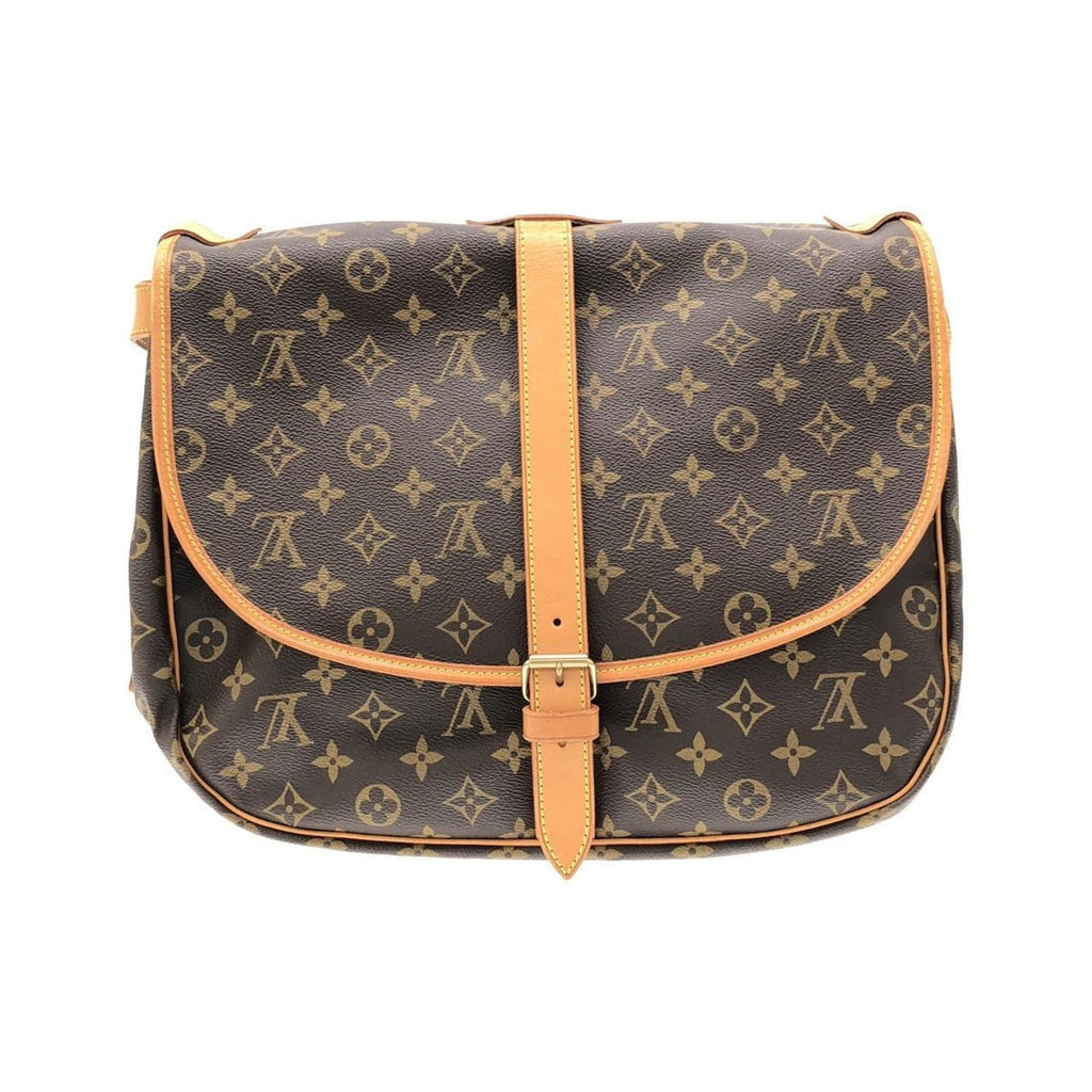 Louis Vuitton Brown Coated Canvas Shoulder Bag