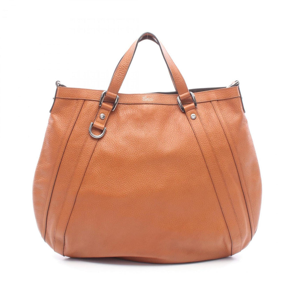 Gucci Brown Leather Handbag (Pre-Owned)