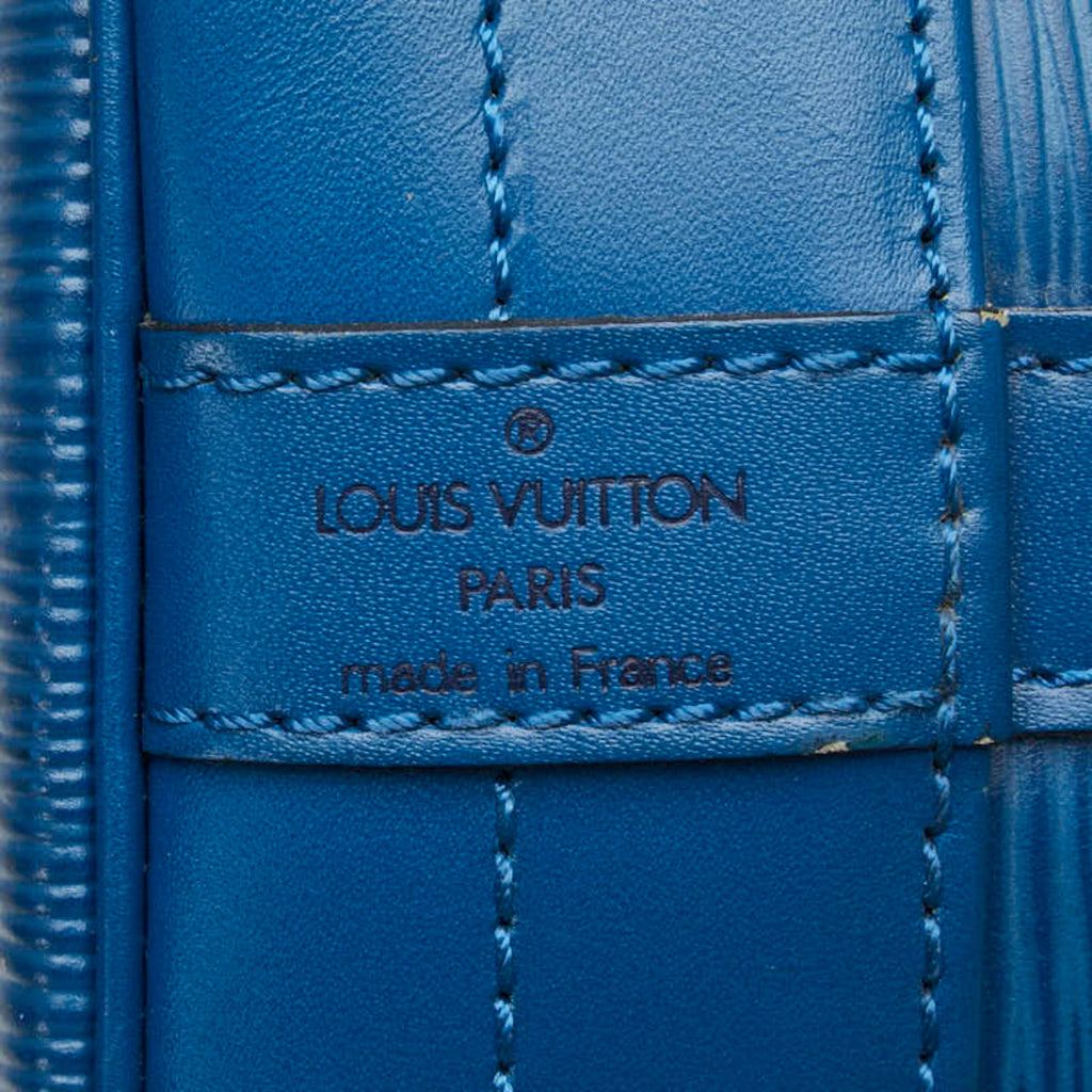 Louis Vuitton Epi Toledo Blue Leather Handbag Shoulder Bag