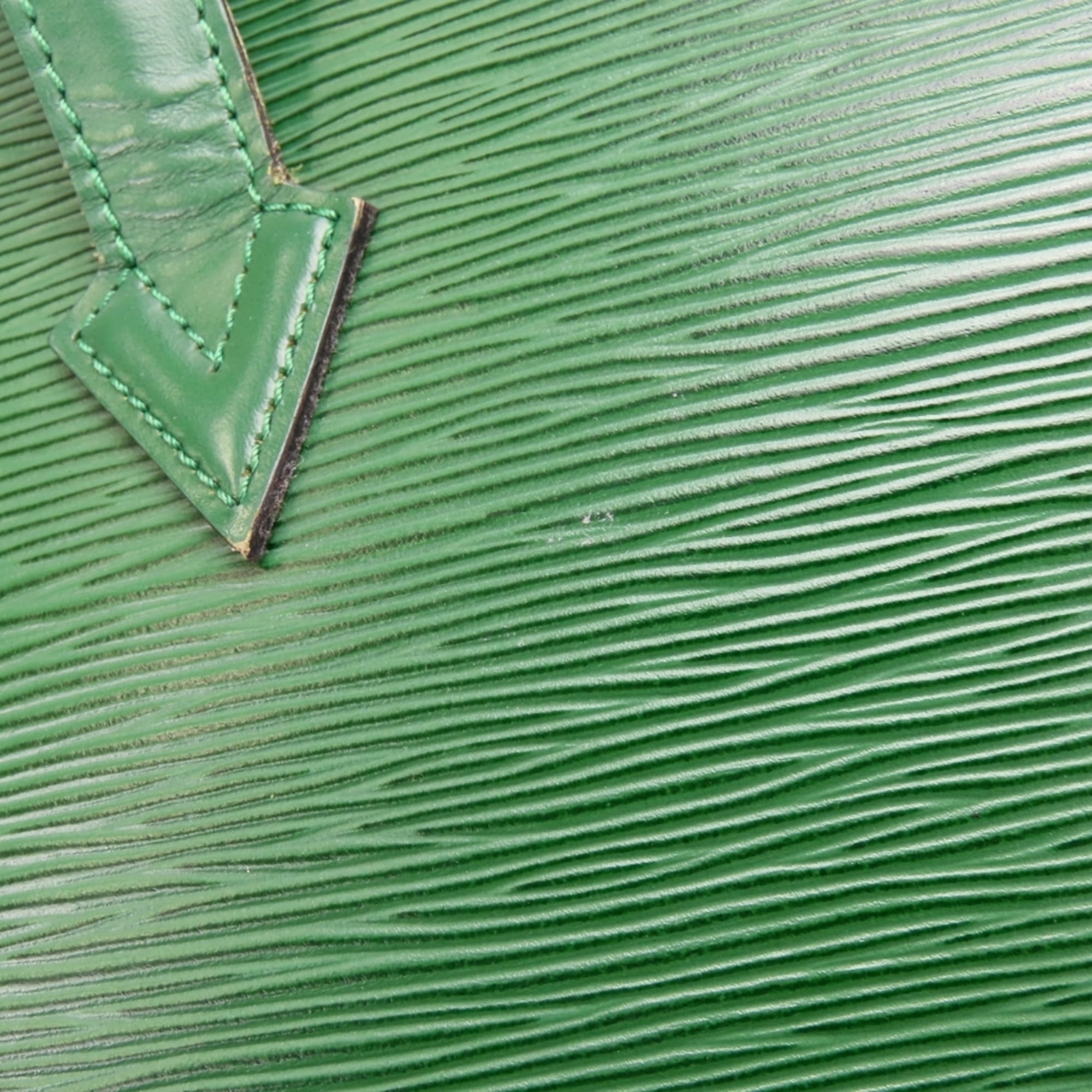 Louis Vuitton Borneo Green Epi Leather Tote Bag