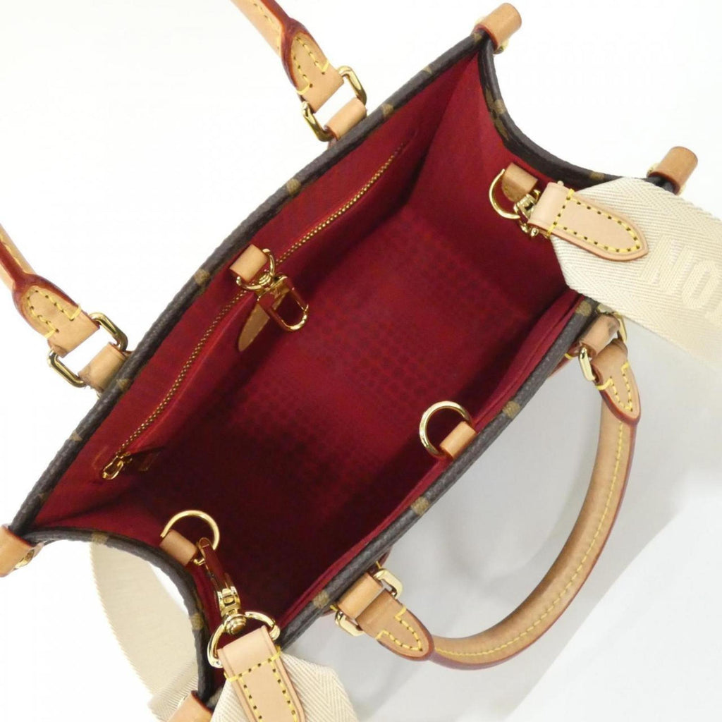 Louis Vuitton Marron Coated Canvas Handbag Pouch