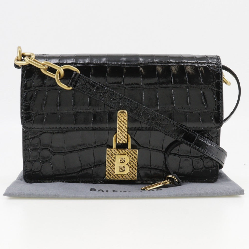 Balenciaga Black Leather Shoulder