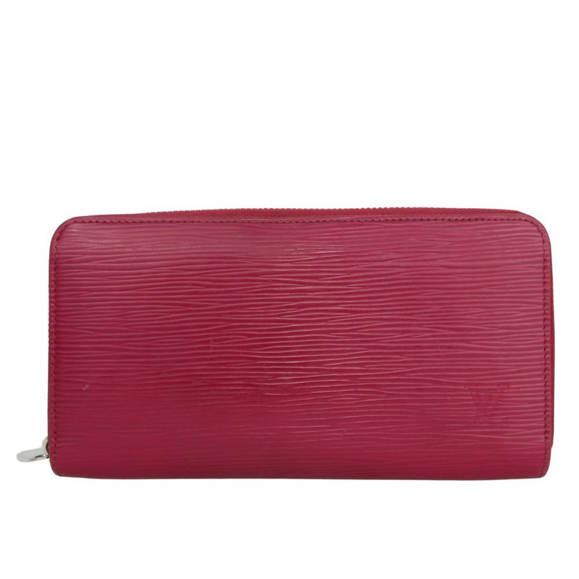 Louis Vuitton Bordeaux Fuchsia Epi Leather Long Wallet