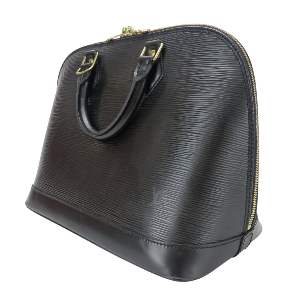 Louis Vuitton Epi Black Noir Epi Leather Handbag