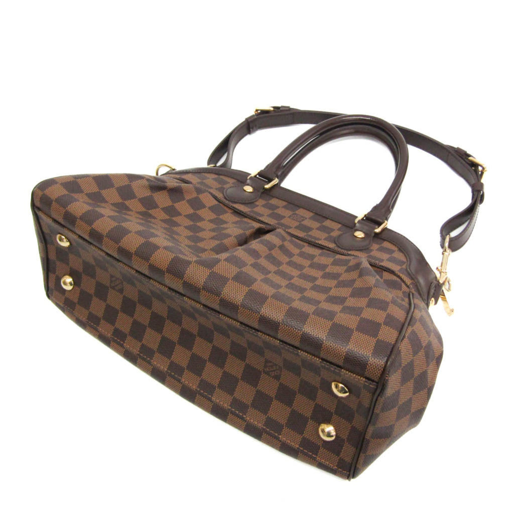 Louis Vuitton Damier Ebene Damier Canvas Handbag Shoulder Bag