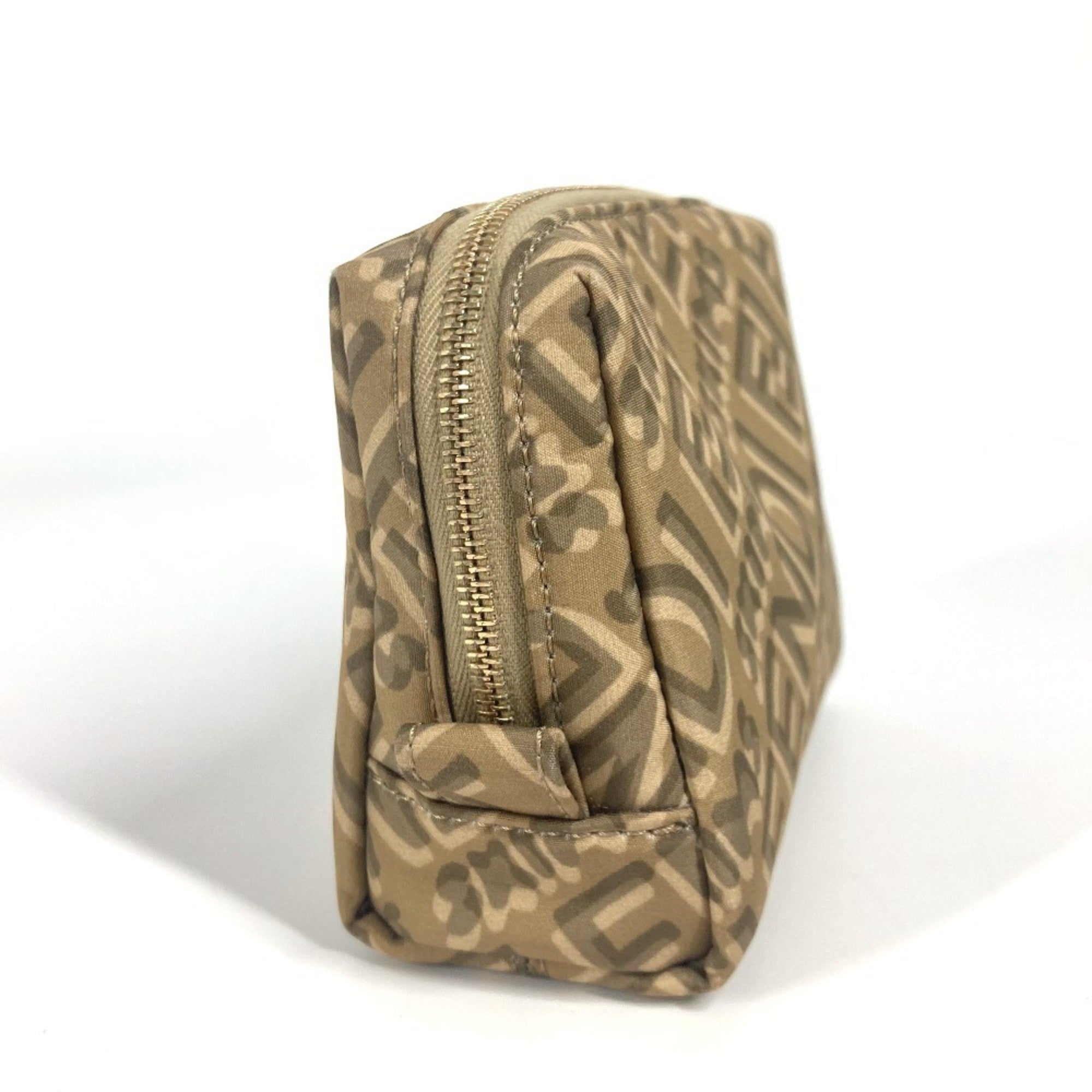 Fendi Beige Nylon Pouch