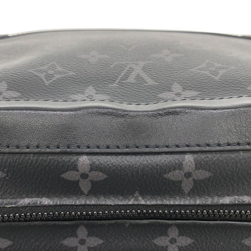 Louis Vuitton Black Coated Canvas Shoulder Bag