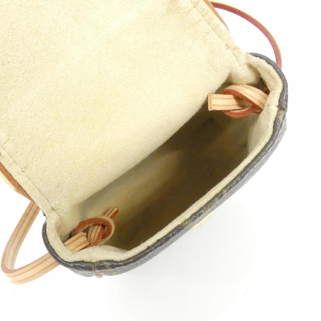 Louis Vuitton Brown Coated Canvas Pochette Shoulder Bag
