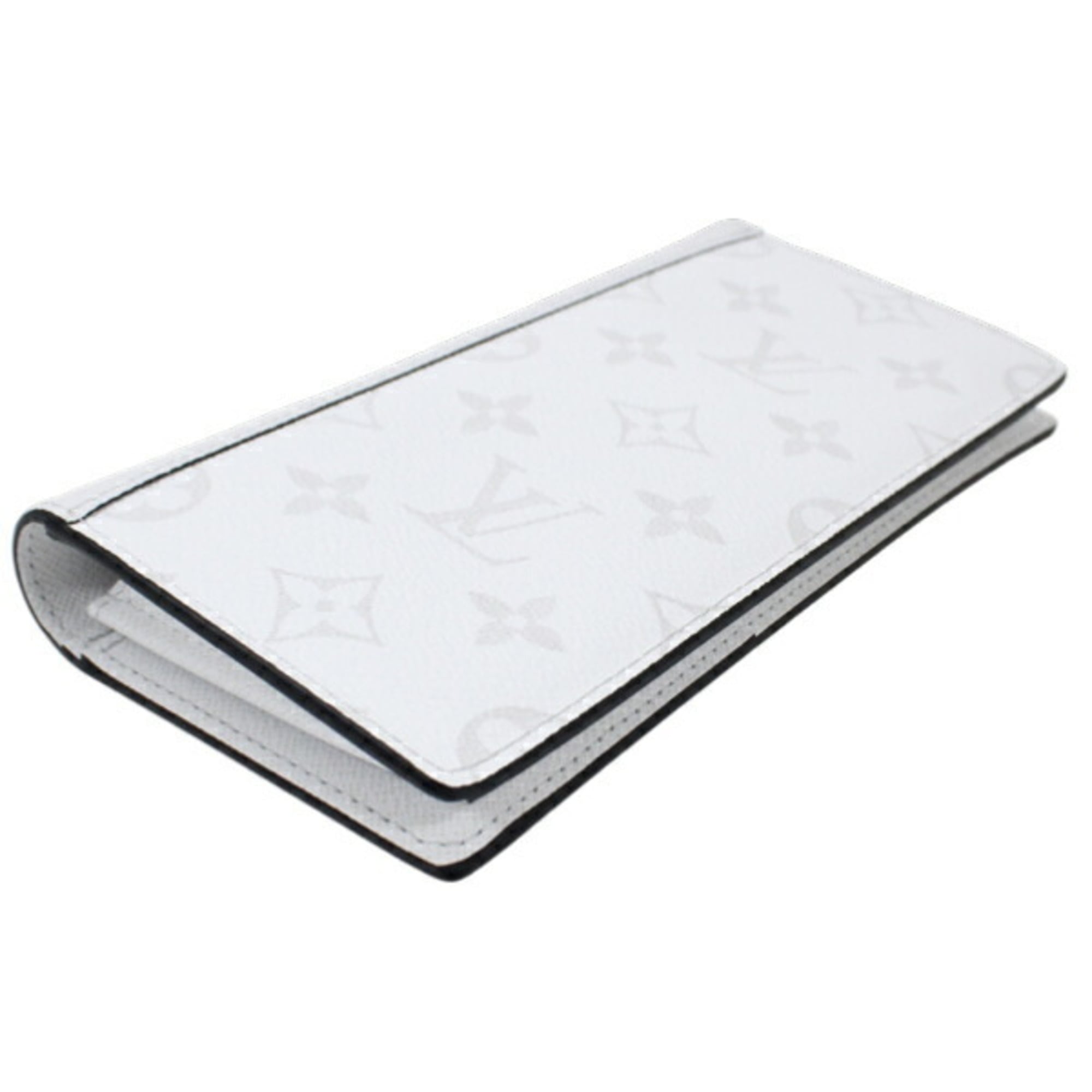 Louis Vuitton Taigarama Blanc White Taigarama Long Wallet