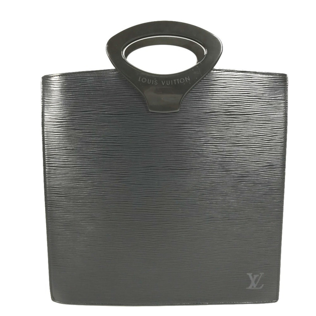 Louis Vuitton Black Galle Noir Epi Leather Handbag Tote Bag