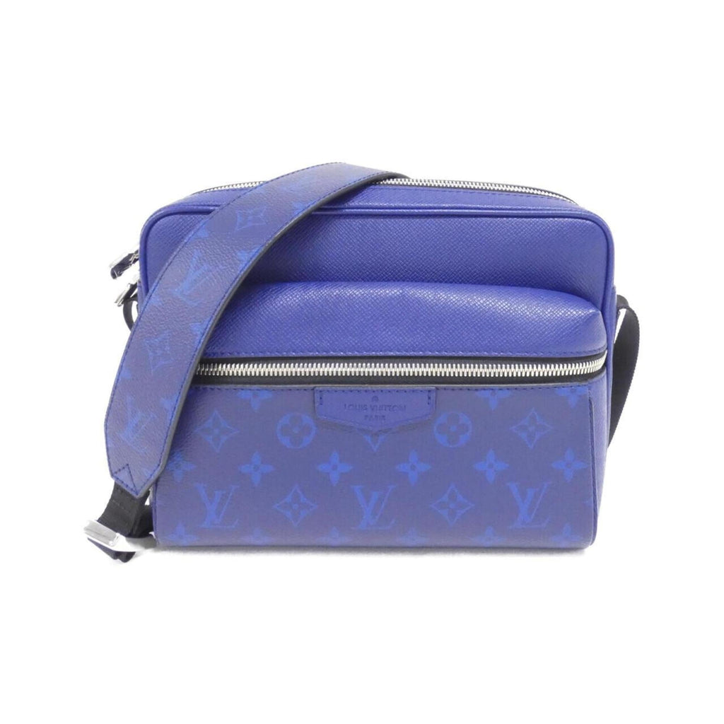 Louis Vuitton Cobalt Coated Canvas Leather Shoulder Bag