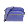 Louis Vuitton Cobalt Coated Canvas Leather Shoulder Bag