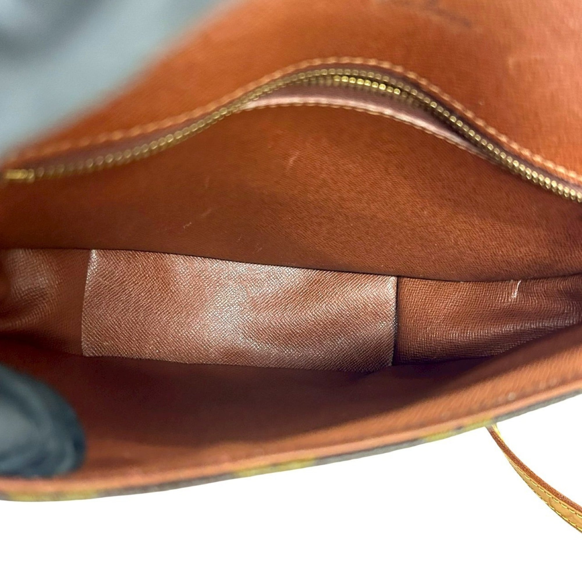Louis Vuitton Brown Leather Pvc Pochette Shoulder Bag