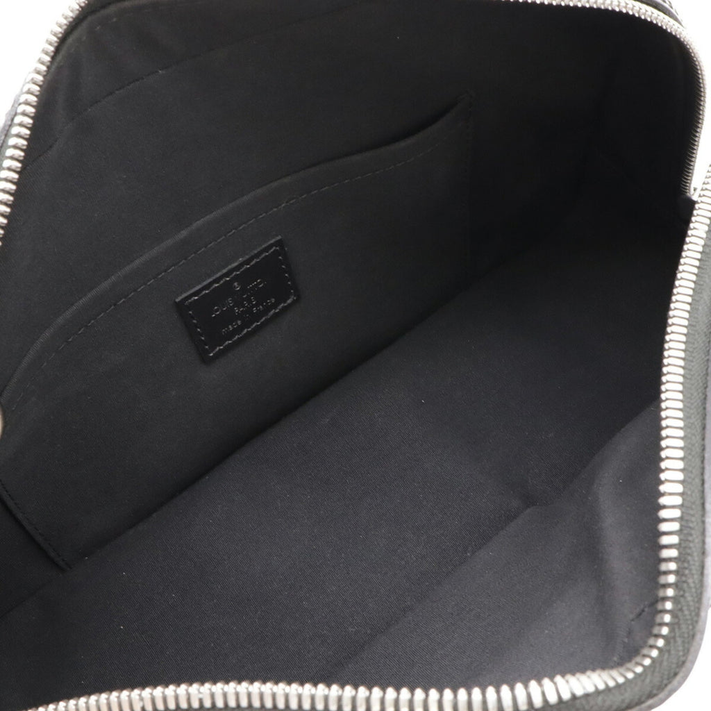 Louis Vuitton Black Monogram Mat Handbag