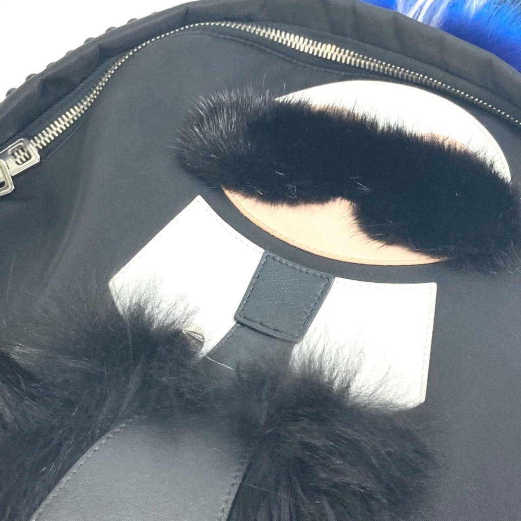 Fendi Black Cloth Backpack