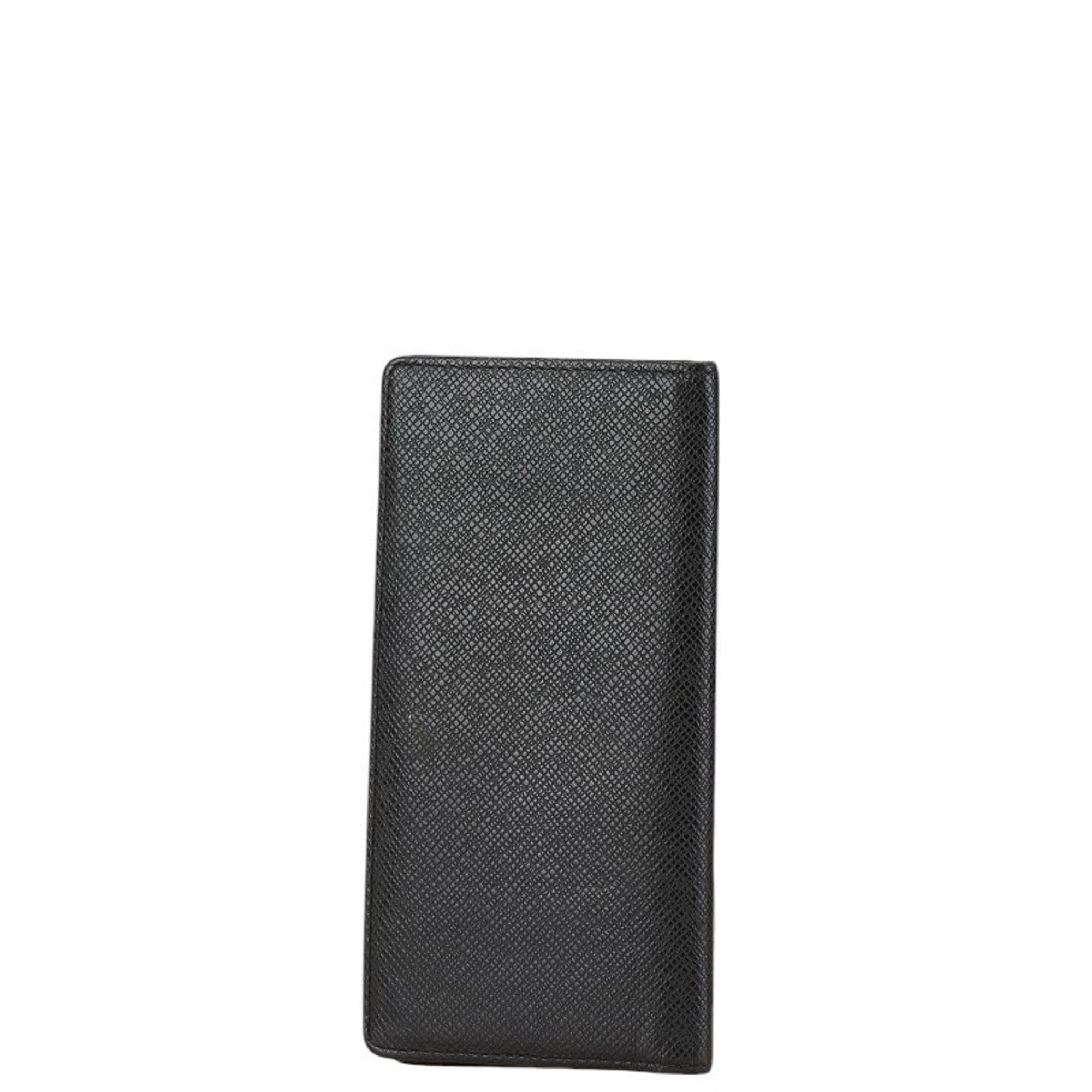 Louis Vuitton Taiga Black Leather Wallet