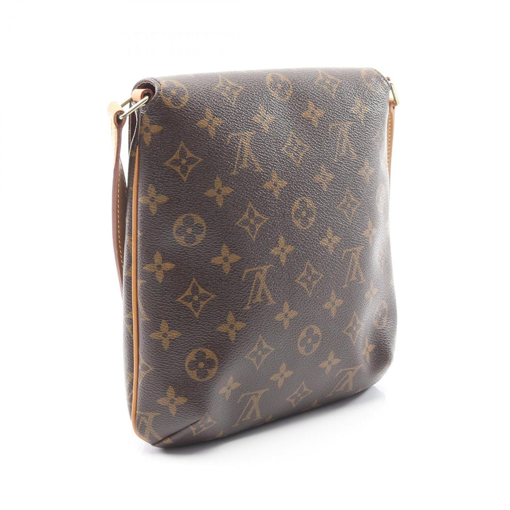 Louis Vuitton Brown Monogram Coated Canvas Leather Handbag Shoulder Bag