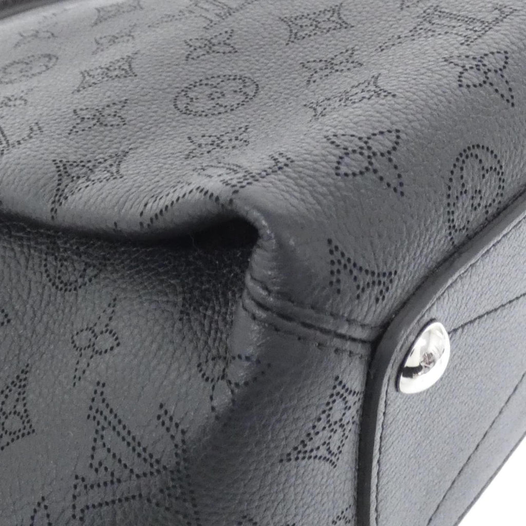 Louis Vuitton Black Leather Shoulder Bag