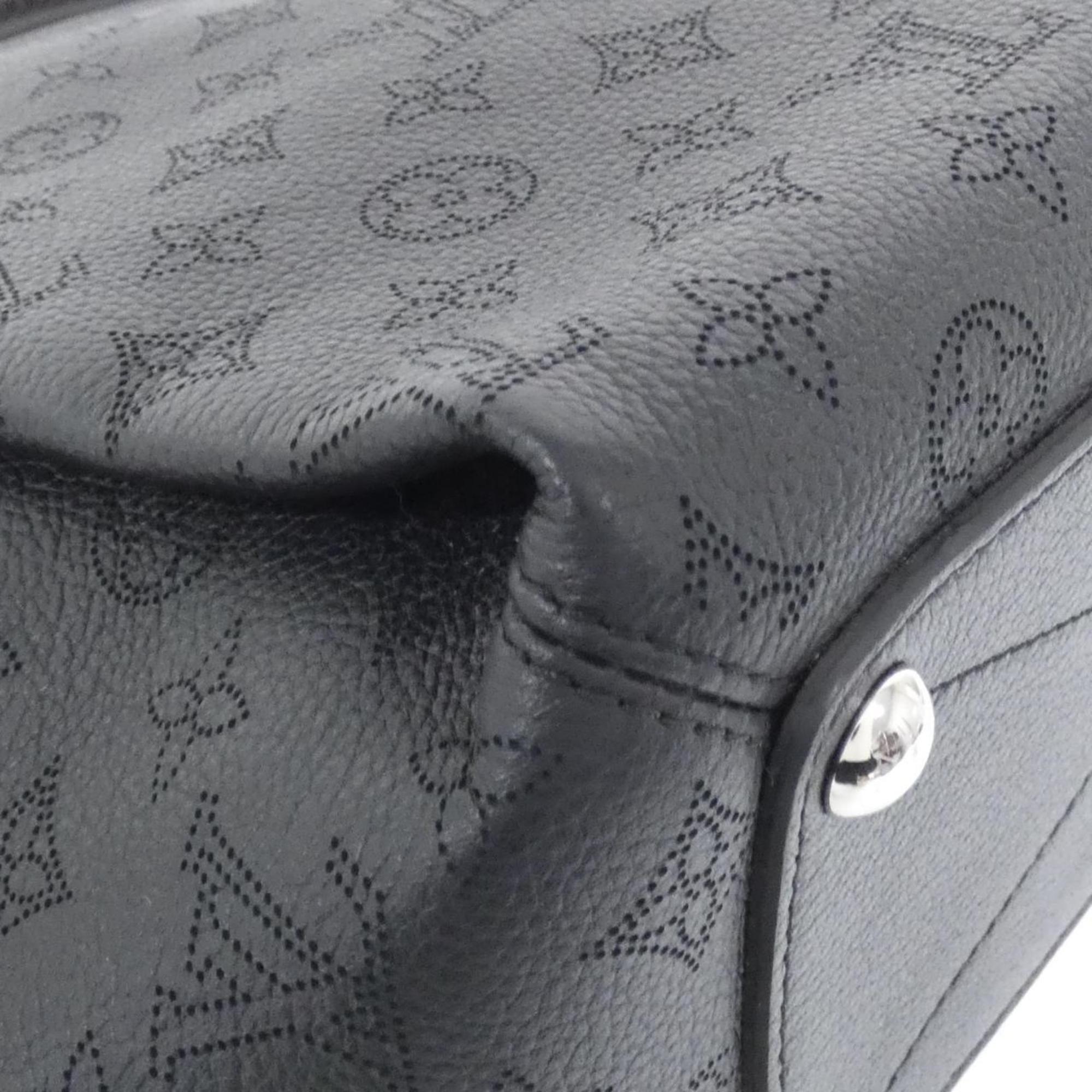 Louis Vuitton Black Leather Shoulder Bag