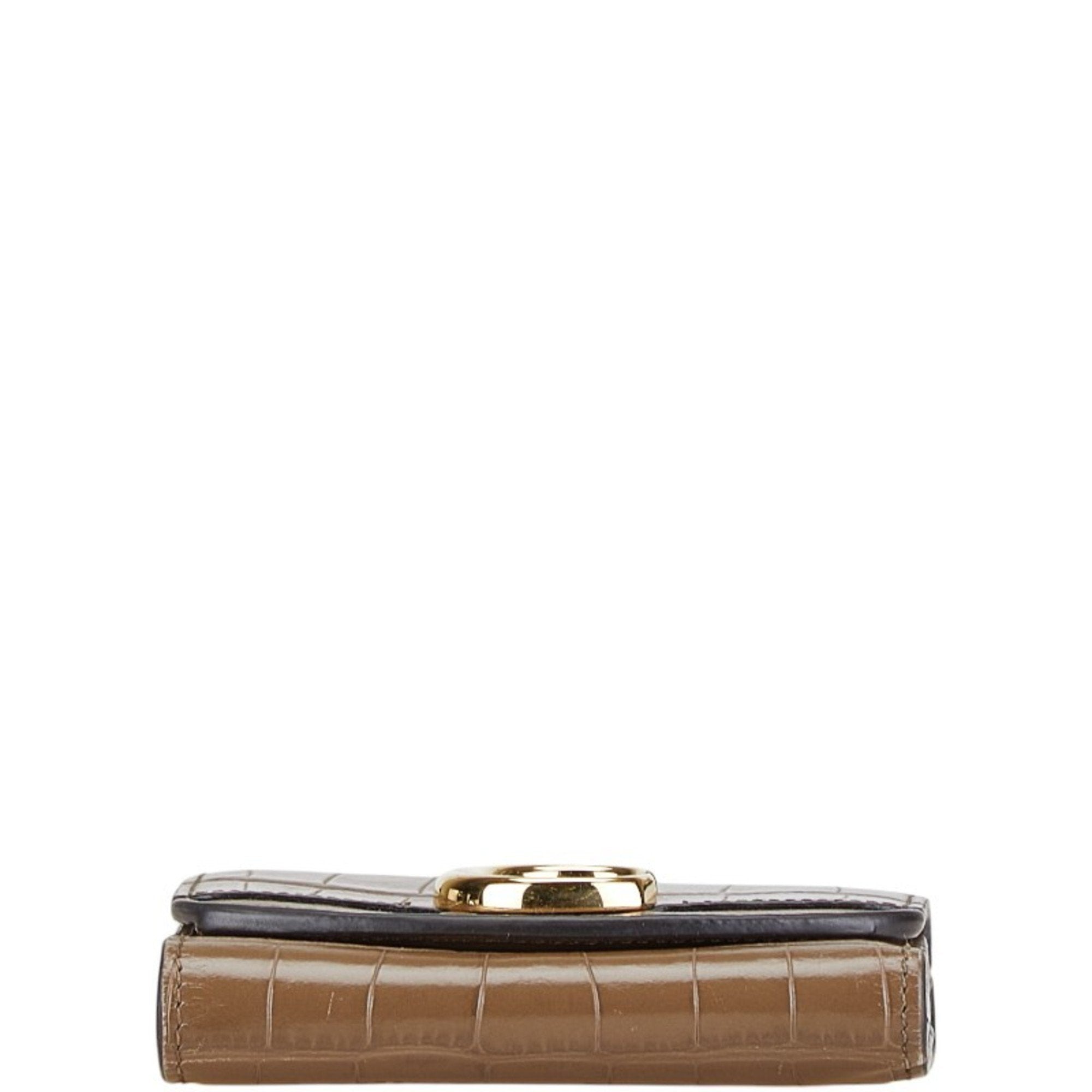 Chloé Brown Leather Wallet (Tri-Fold) (Pre-Owned)