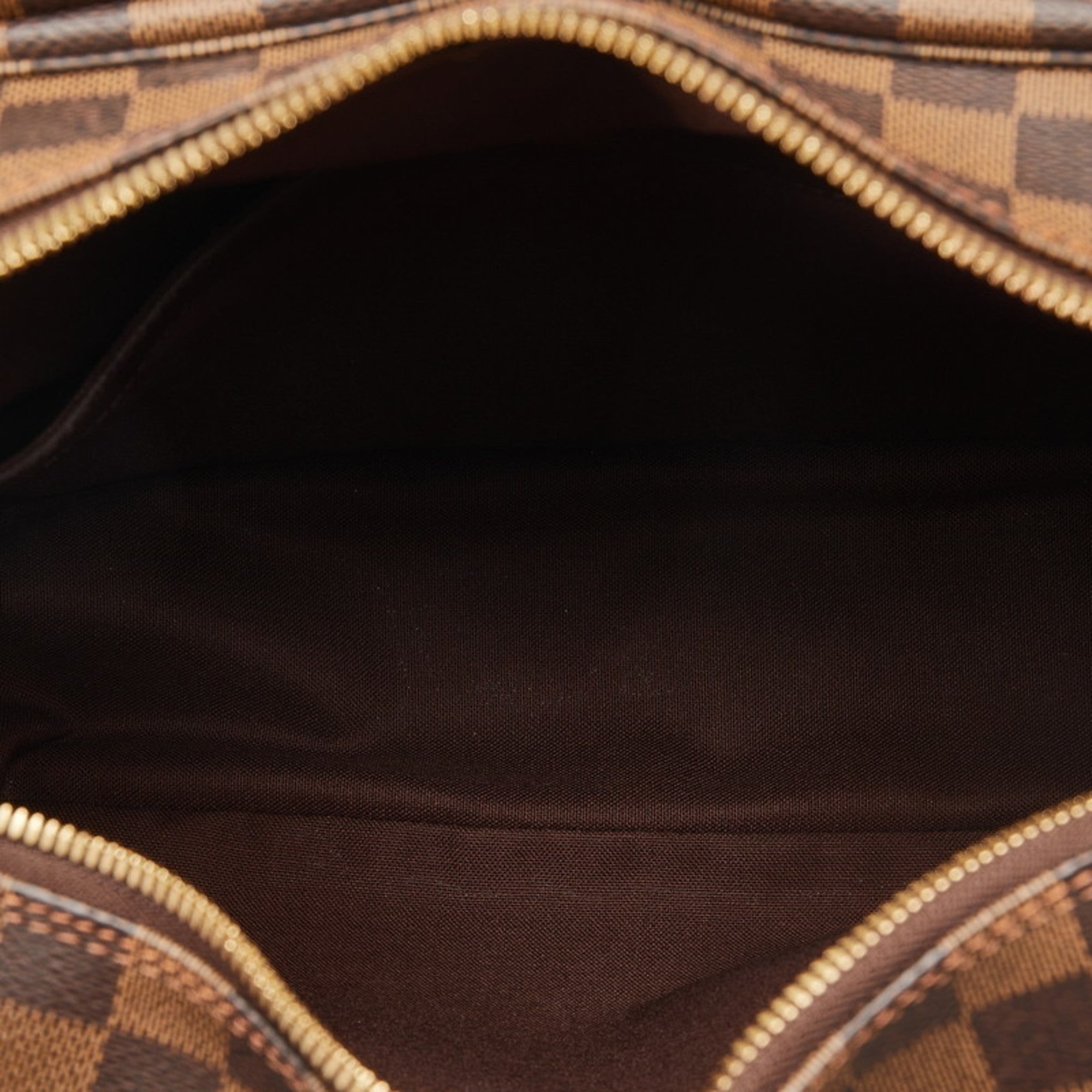 Louis Vuitton Brown Damier Canvas Pvc Leather Shoulder Bag